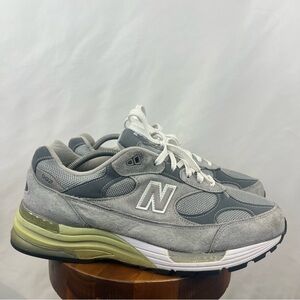 New Balance 992 M992GL Gray and White Sneakers Made in the USA Extra Wide